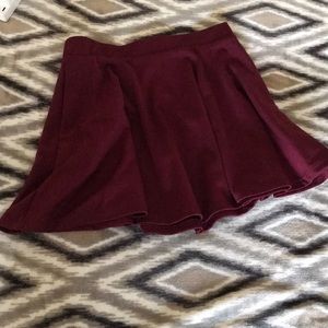 Maroon skirt